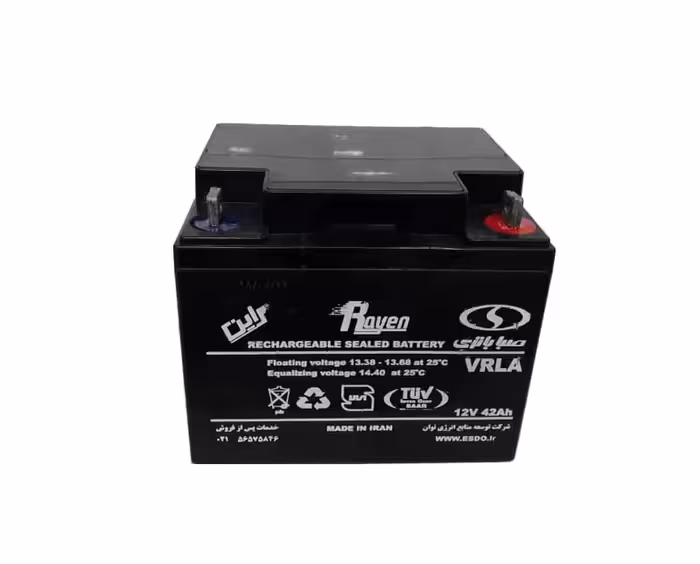 باتری یو پی اس صبا باتری سیلد لید اسید 12 ولت 42 آمپر ساعت