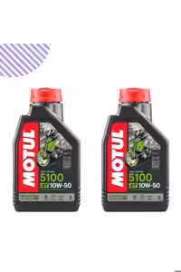 روغن و مکمل موتور سیکلت 5100 10W50 2 لیتری Motul