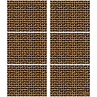 زیر بشقابی مستطیلی پارچه مخمل سایز 35 در 40 مدل U3-539 شرکت رنس