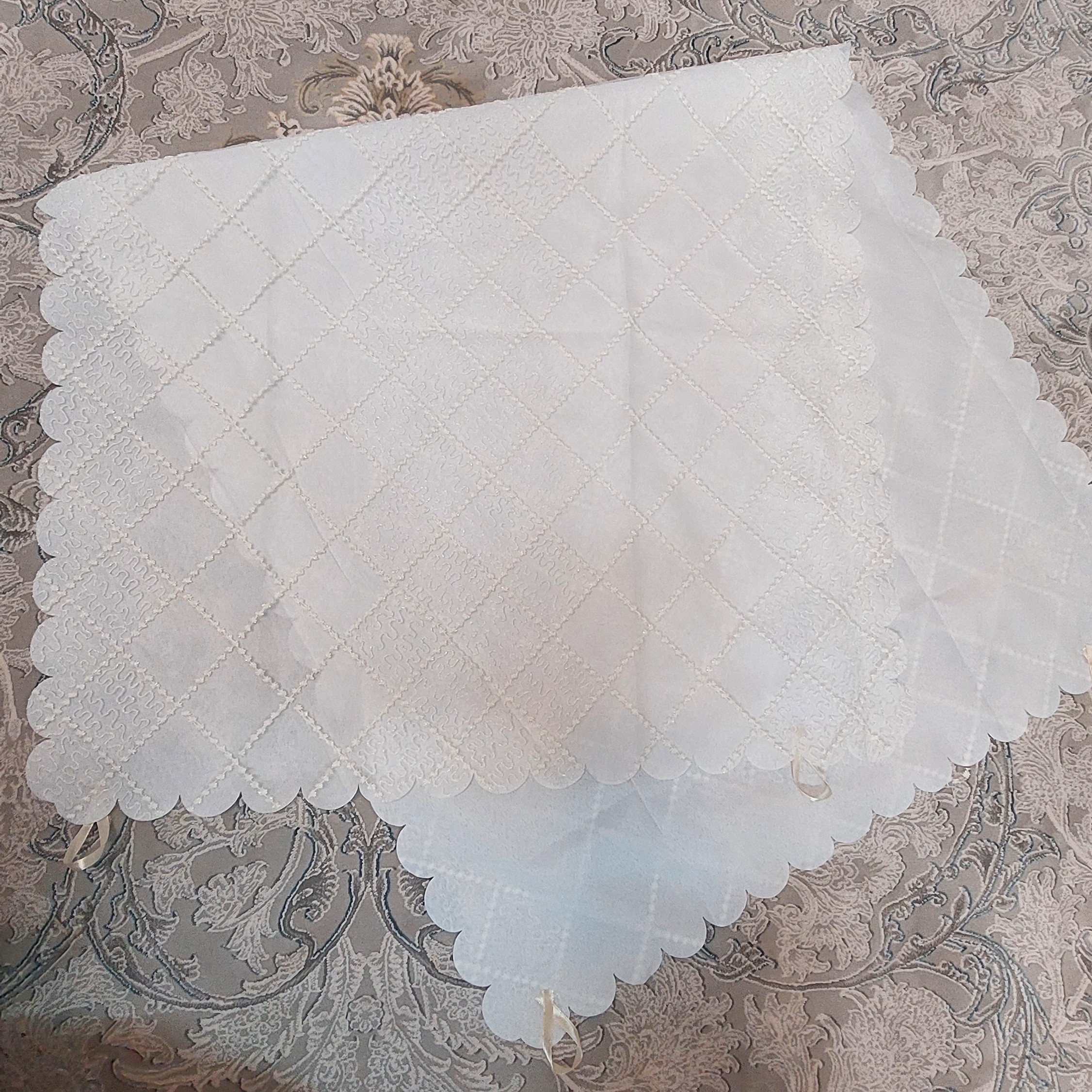 سفره قندساب کار شده دارای حاشیه دالبری