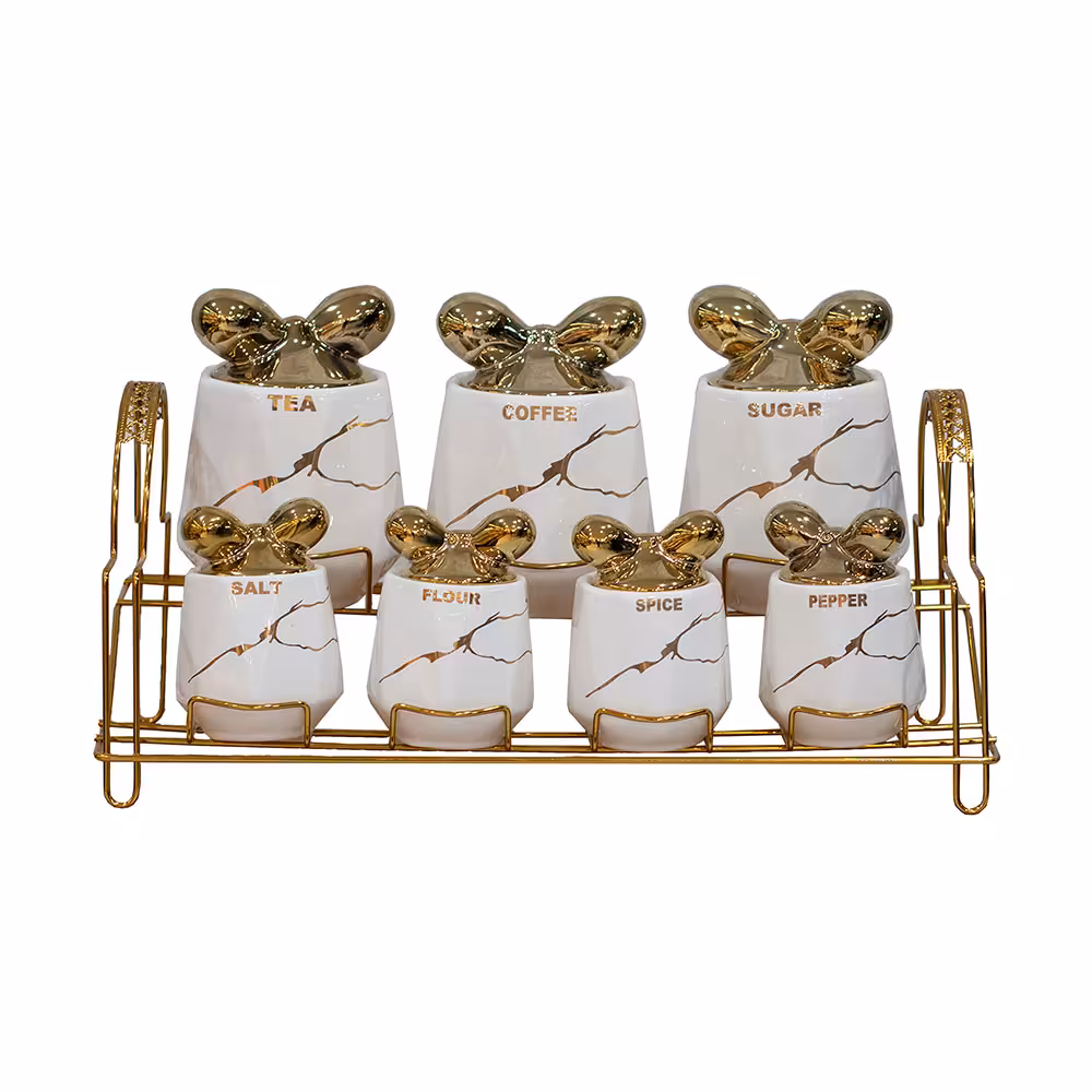 سرویس ادویه و پاسماوری پاپیون طرح ماربل