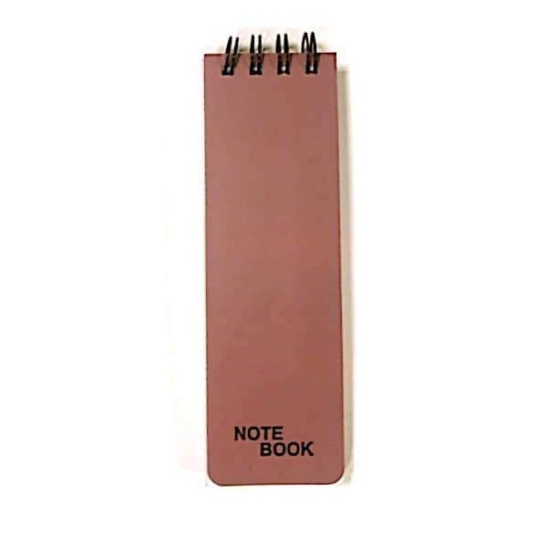 دفتر یادداشت 100 برگ باریک پاپکو کد NB-639 رنگ گلبهی