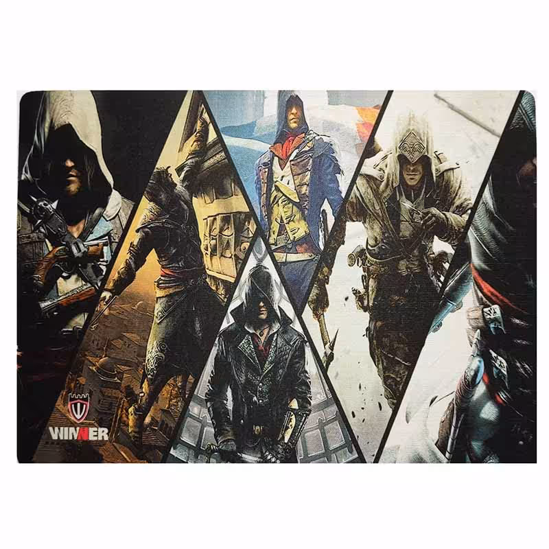 پد ماوس گیمینگ وینر Winner 24*33 طرح Assassins کد 510