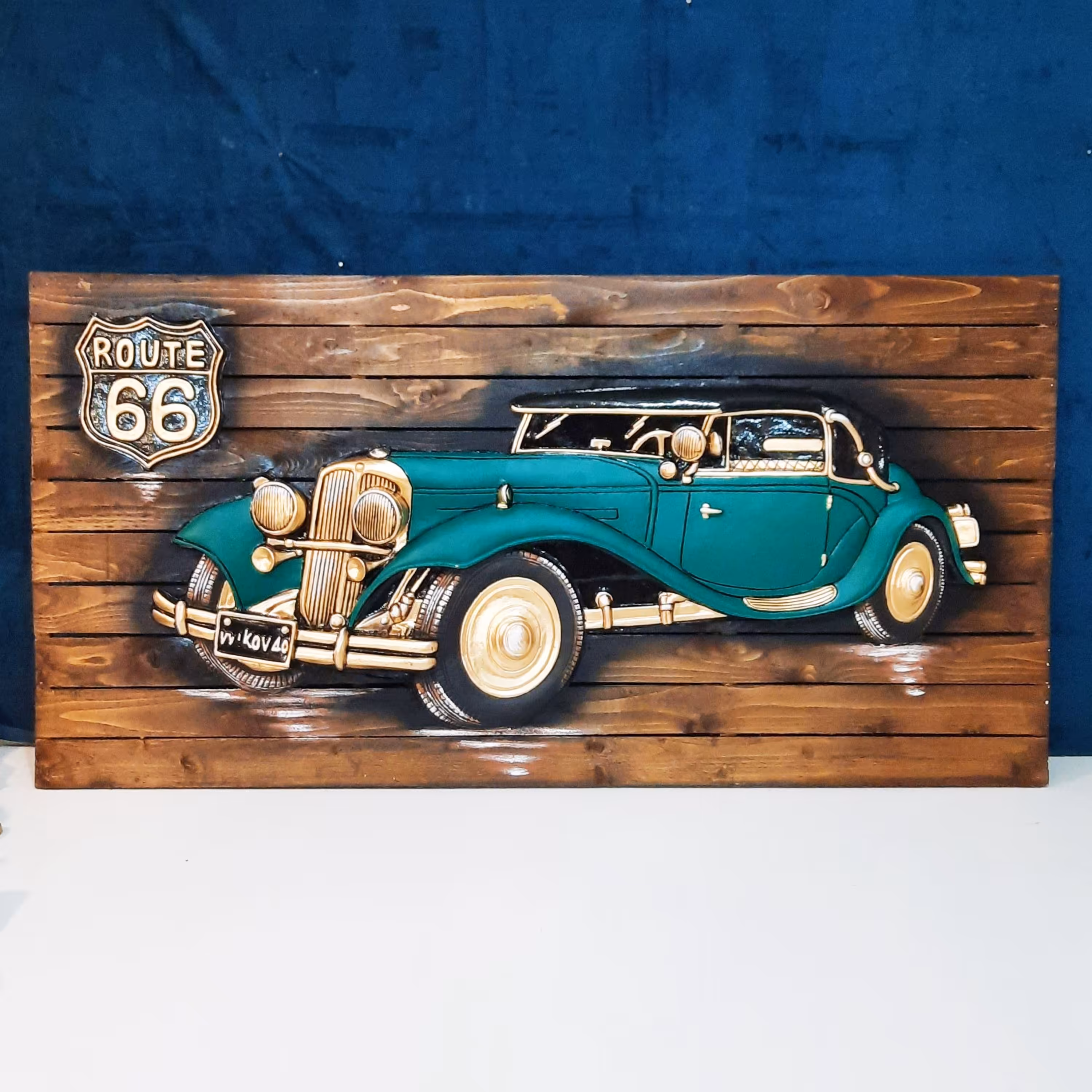 تابلو ماشین سبز