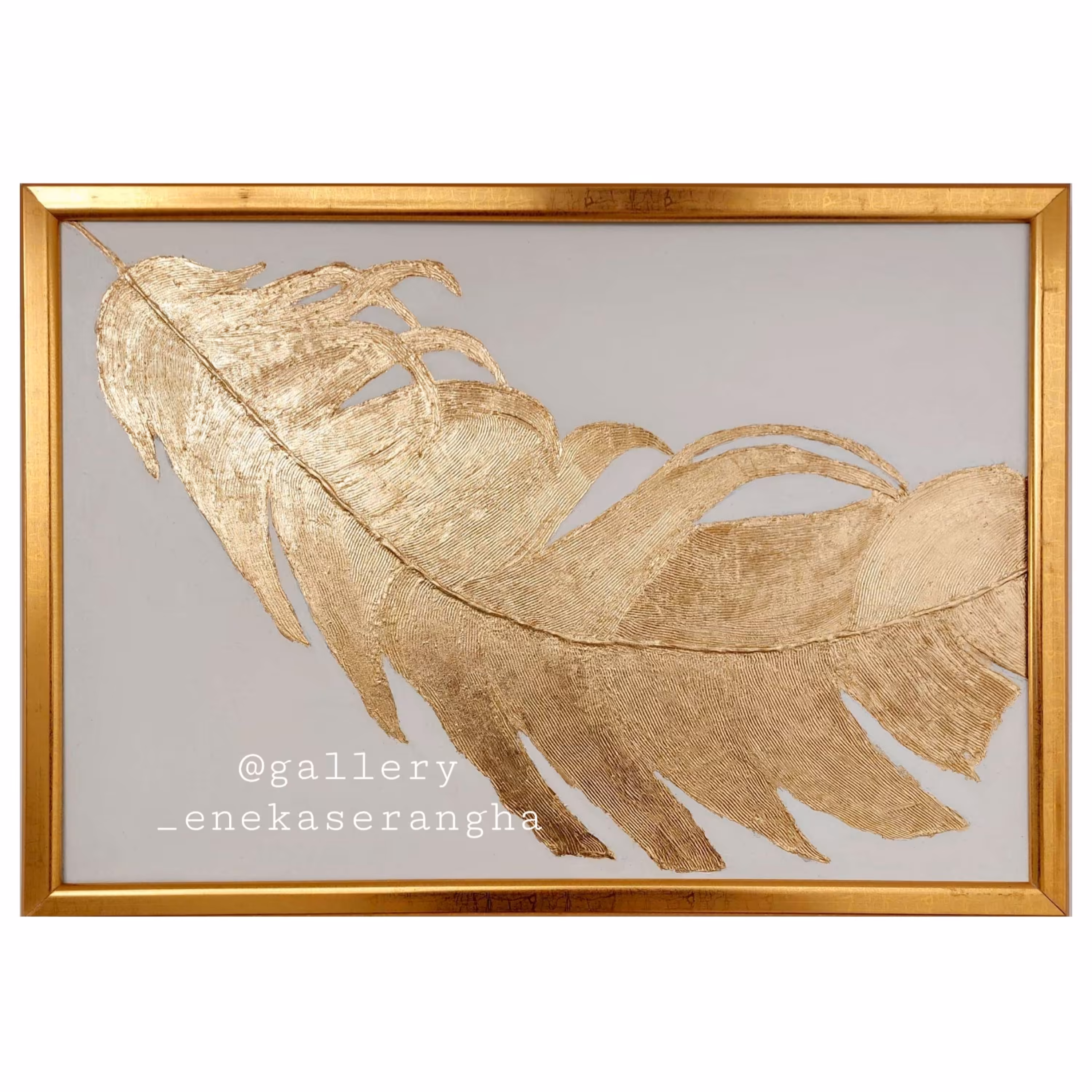 تابلو نقاشی ورق طلا سایز 50 در 70 سانتی متر