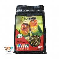 خوراک روزانه آجیلی طوطی برزیلی برند تاپ فید 750 گرمی