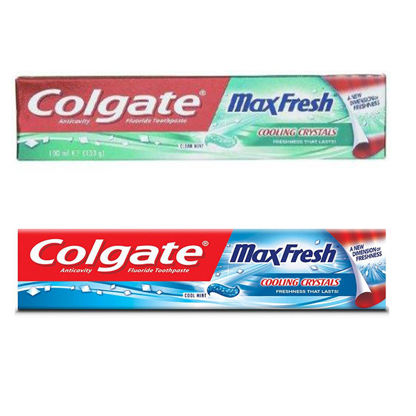 خمیر دندان کلگیت مدل Max Fresh مجموعه 2 عددی حجم 125 میلی لیتر