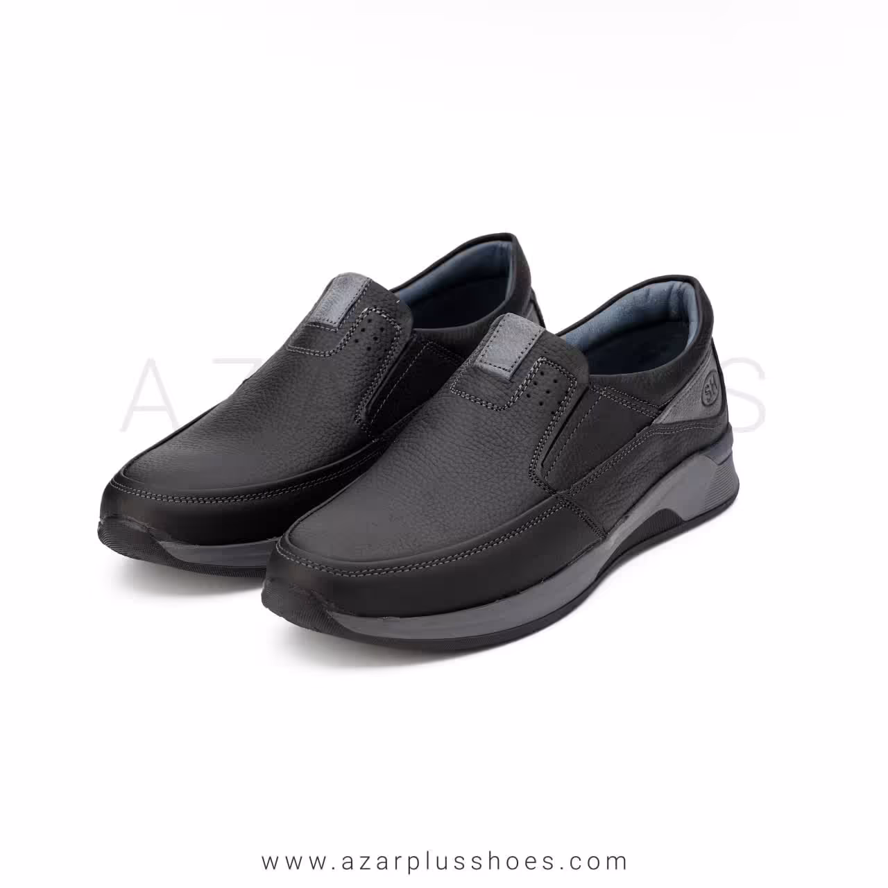 کفش مدل اسپورت بی بند مدل آلپ تمام چرم گاوی کاملا طبی 