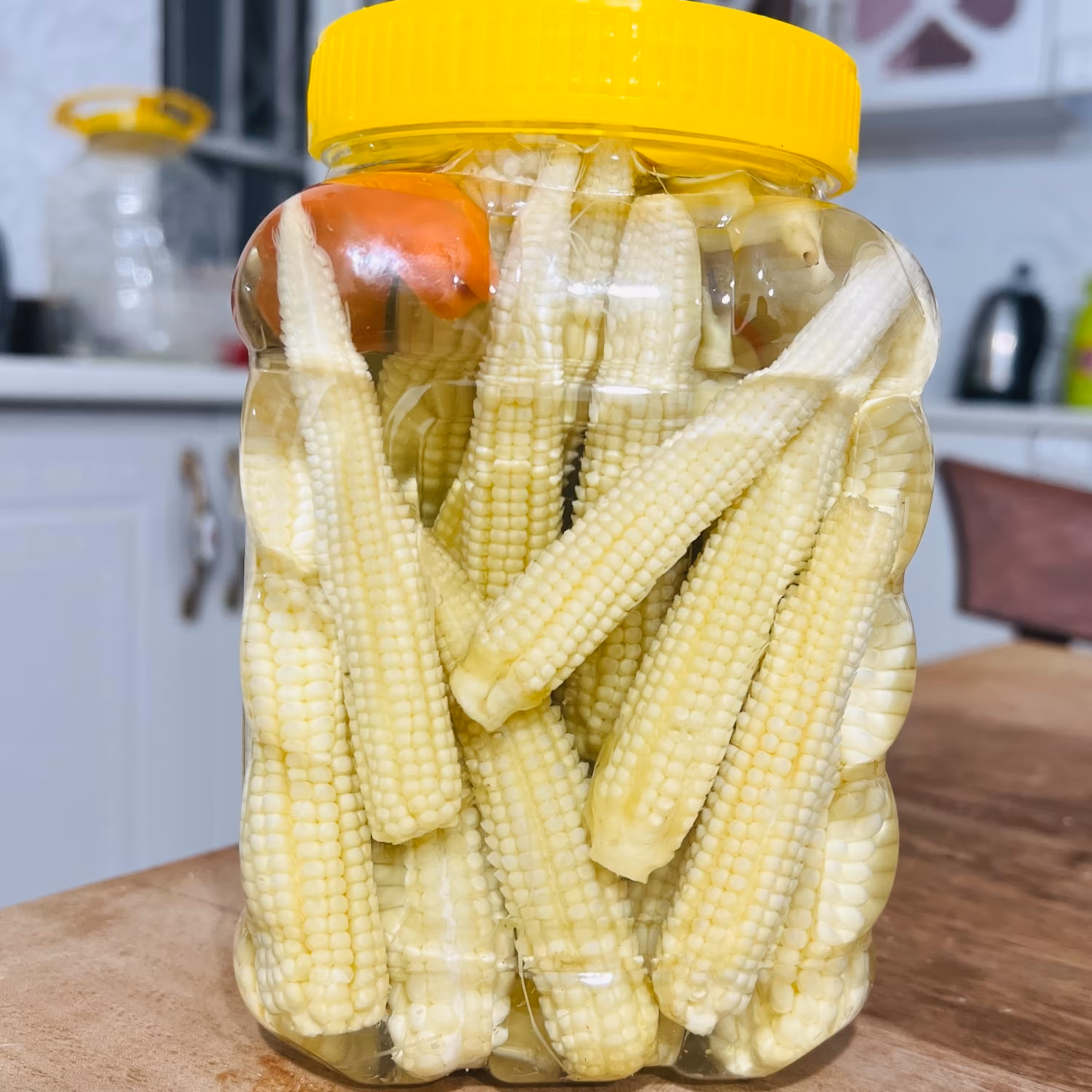 ترشی  بیبی کورن(بچه بلال) یک و نیم کیلویی