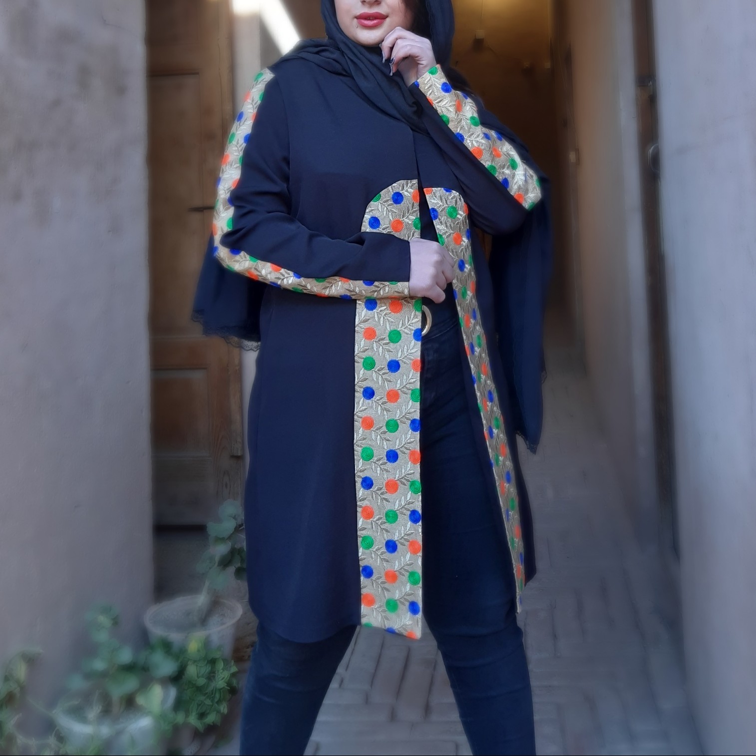 مانتو کتی مازراتی خرجکار سوزن دوزی