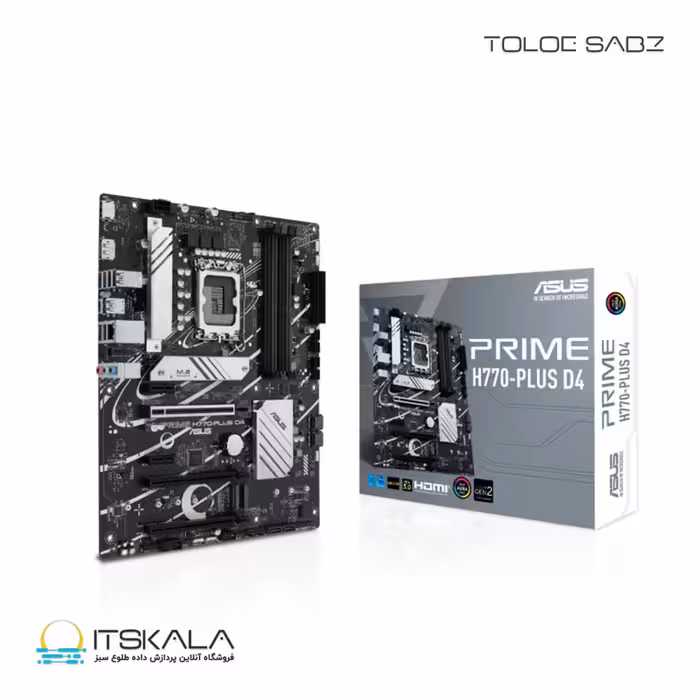 قیمت و خرید مادربرد ایسوس ASUS PRIME H770-PLUS D4 | ITSKALA