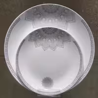 سرویس آرکوپال  طرح  تاج طوسی برند گلدن اوپال  قالب دیوالی 