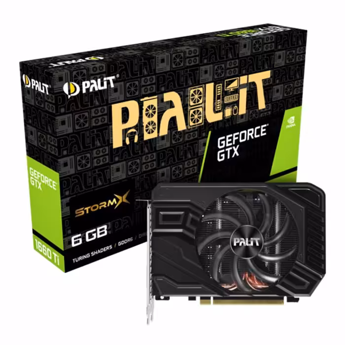 کارت گرافیک پلیت مدل GTX 1660 Ti StormX حافظه 6 گیگابایت