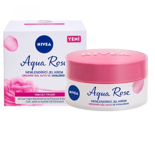 ژل کرم آبرسان نیوا مدل AQUA ROSE حجم 50 میل وارداتی