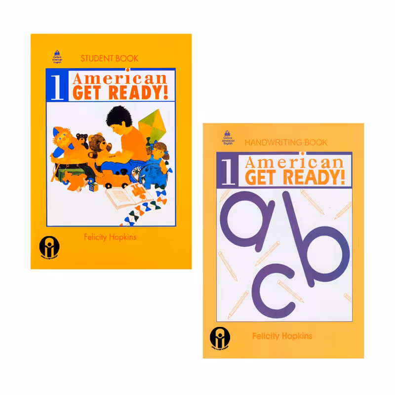 کتاب American Get Ready 1 اثر Felicity Hopkins انتشارات الوندپویان دو جلدی