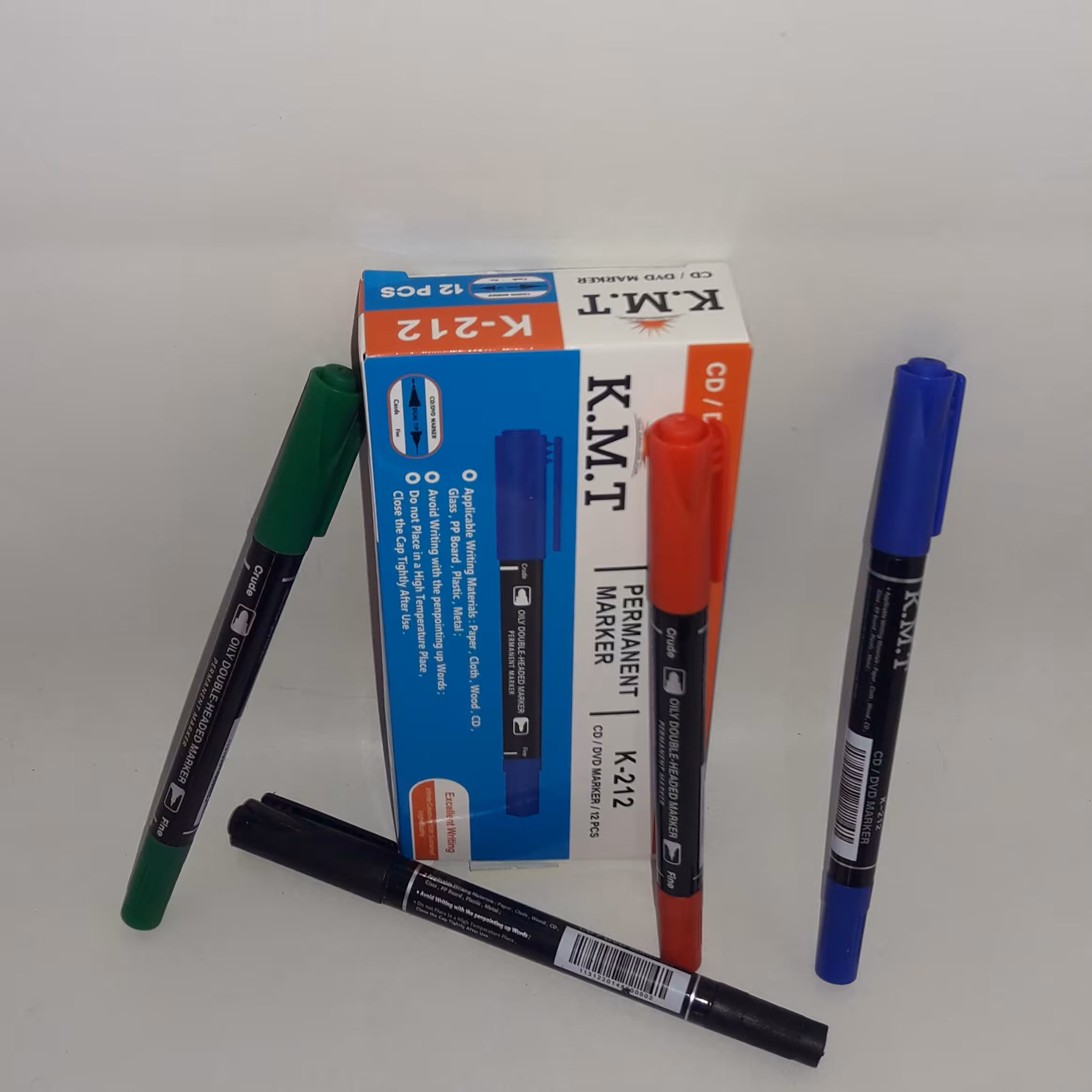 ماژیک نازک نویس دو طرفه سی دی در 4رنگ اصلی