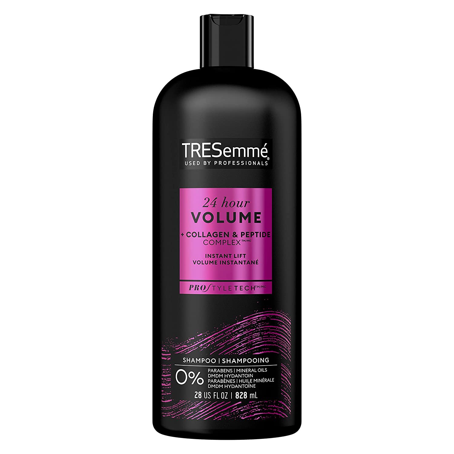 شامپو حجم دهنده ترزمه، حجم 828 میلی لیتر، Tresemme 24 hour body