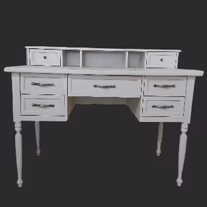 میز تحریر مدل ویکتوریا جنس ام دی اف با پوشش رنگ