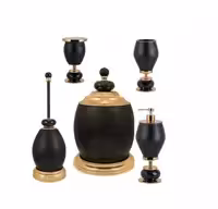 ست اکسسوری سرویس بهداشتی 5تکه DORITA مدل Barile crystal