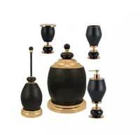 ست اکسسوری سرویس بهداشتی 5تکه DORITA مدل Barile crystal