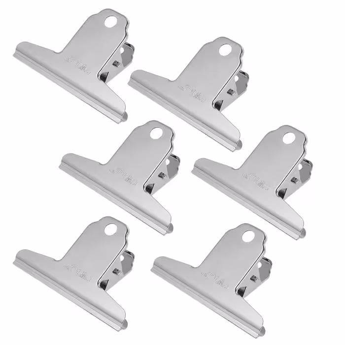 گیره کاغذ سی دی ال مدل 7.5 سانتی متر پک 6 عددی
