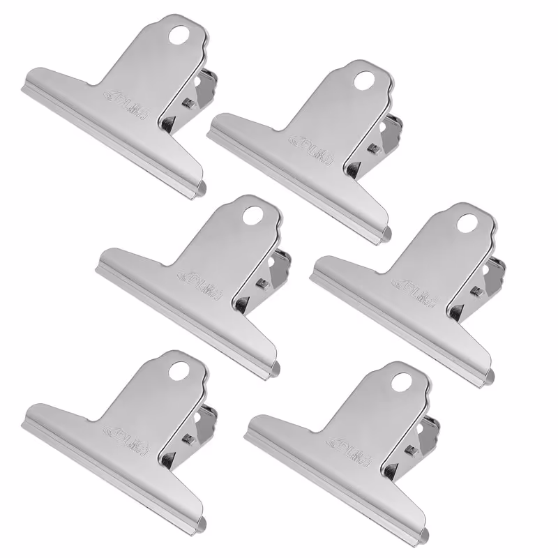 گیره کاغذ سی دی ال مدل 7.5 سانتی متر پک 6 عددی
