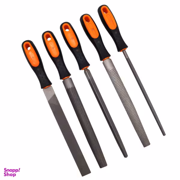 سوهان فلز و چوب مدل پلاس کد YPW-05 مجموعه 5 عددی