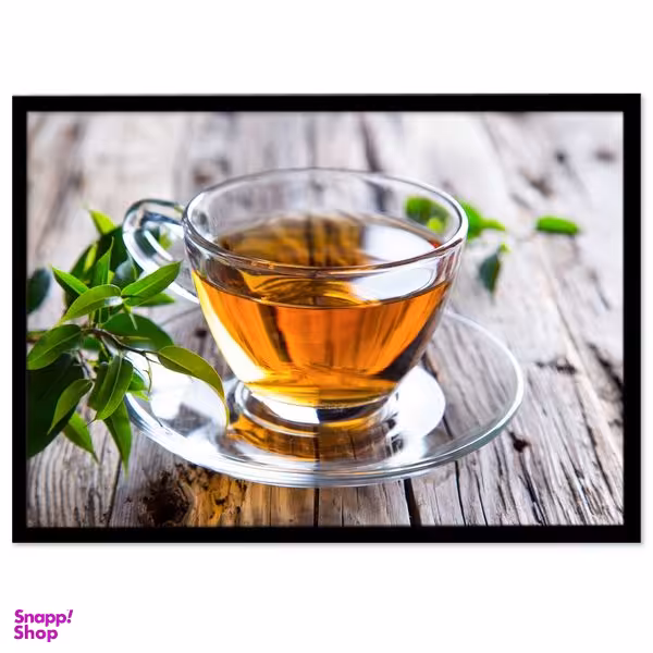 تابلو بکلیت طرح فنجان چای سبز مدل B-S297