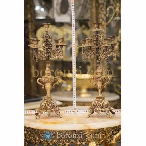 شمعدان کنت برنزی آنتیک