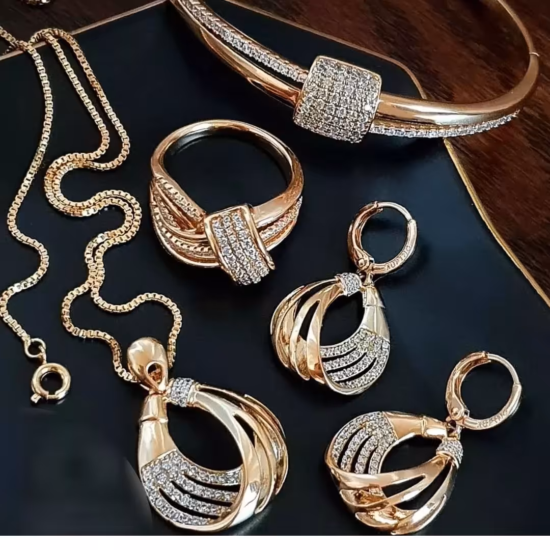 ست جذاب برند ژوپینگ بدلیجات گالری ثمینا 