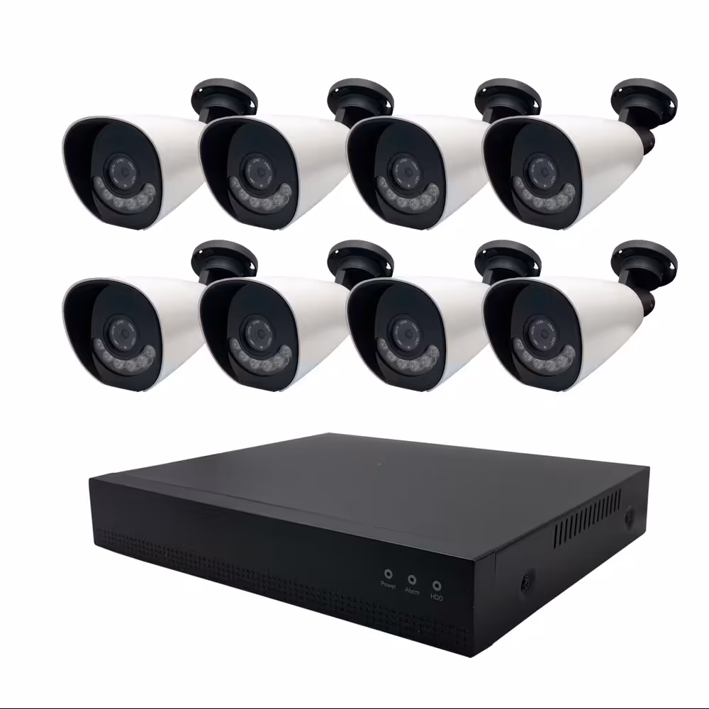 پک کامل دوربین مداربسته 2 مگاپیکسل  وارم لایت