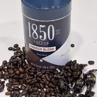 دان قهوه فولجرز 1850 رست دارک 100 عربیکا پریمیوم قوطی 250 گرمی.  غیر اصل