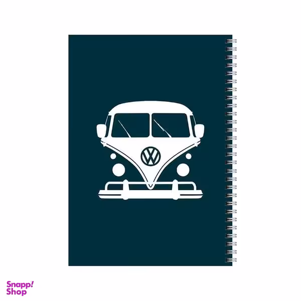 دفتر مشق 80 برگ بامبیلیپ طرح فولکس واگن کد 6593390