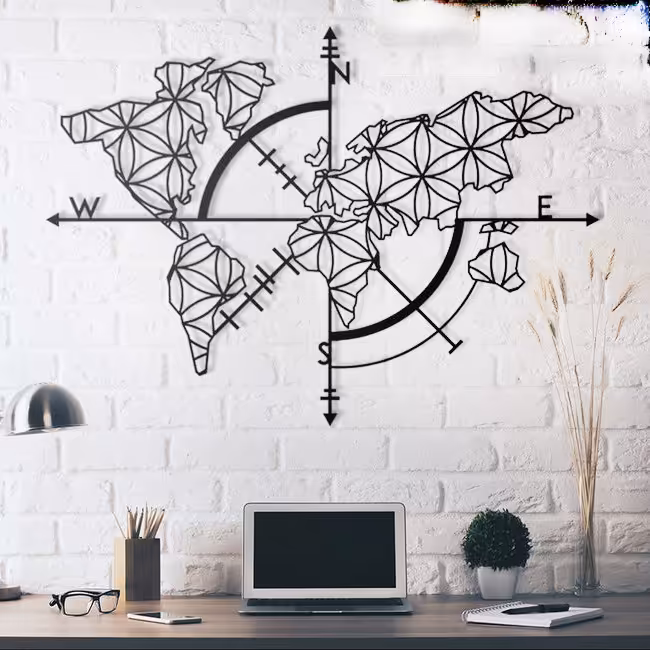 استیکر مدل نقشه جهان کد 22020