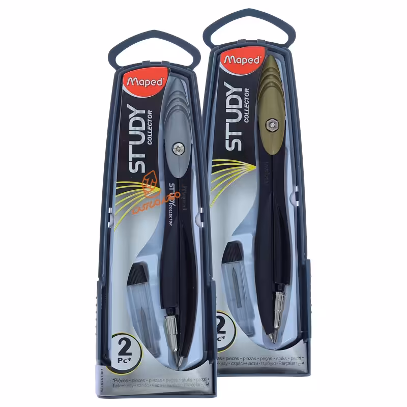 پرگار مغزی دار مدل study طلایی مپد