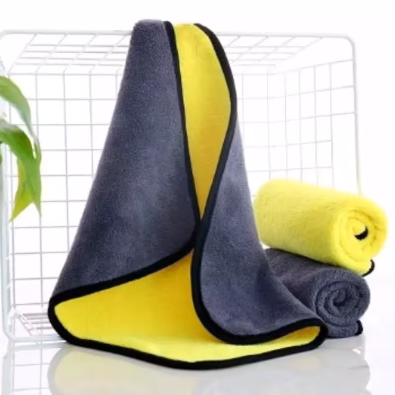 دستمال نظافت خودرو آشپز خانه نانو میکروفایبر ضخیم سایز 30 در40 کارواش کلبه برتر 