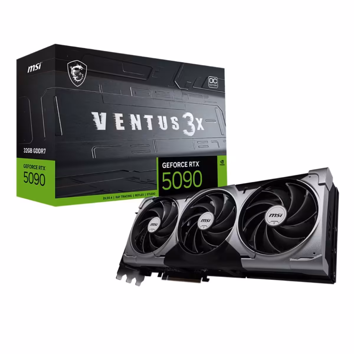 خرید کارت گرافیک MSI RTX 5090 32G Ventus 3X OC با بهترین قیمت