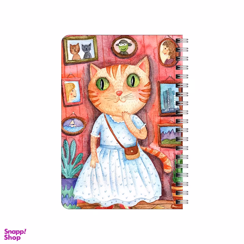 دفترچه یادداشت بامبیلیپ مدل چوبی طرح خانه مامان پیشی کد 5726573