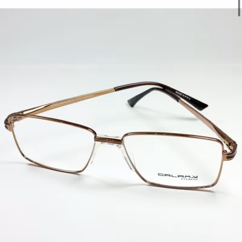 فریم عینک طبی مردانه فلزی جذاب کلاسیک فلزی ساده 70169