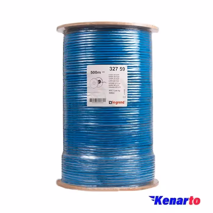 کابل شبکه Cat6 لگرند 405 SFTP تمام مس طول 500 متر