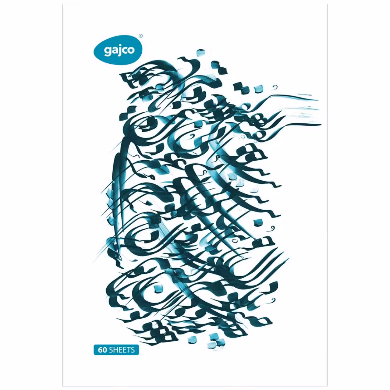 دفتر 60 برگ گاجکو طرح سیاه مشق با رایحه شکلات