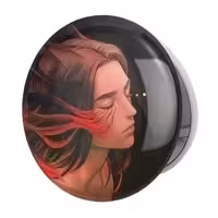 آینه جیبی خندالو طرح ارن یگر انیمه اتک آن تایتان Attack on Titan مدل تاشو کد 18533