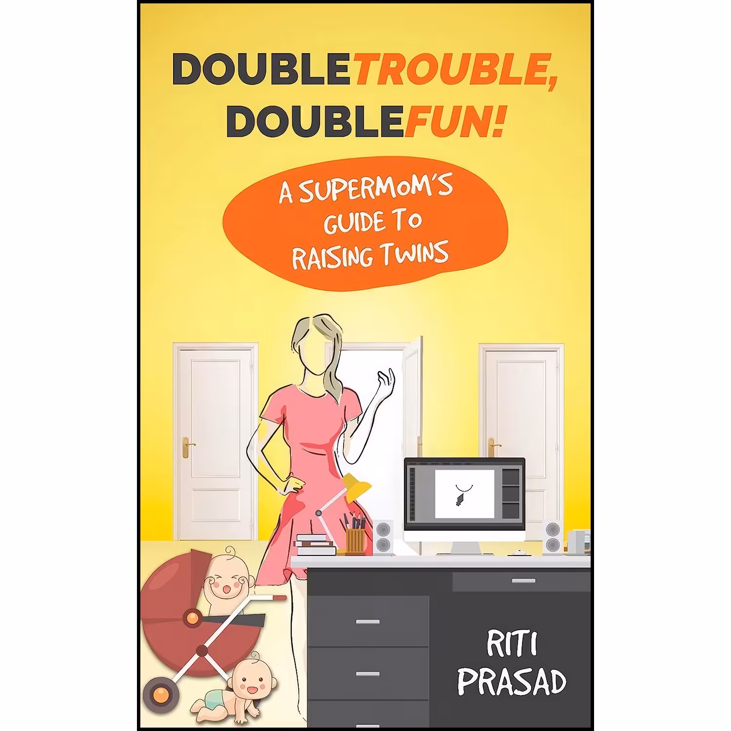 کتاب زبان اصلی Double Trouble Double Fun اثر Prasad Riti