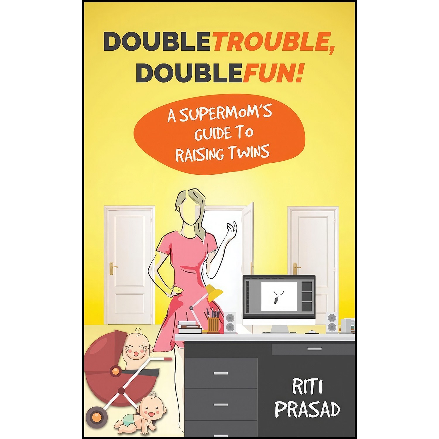 کتاب زبان اصلی Double Trouble Double Fun اثر Prasad Riti