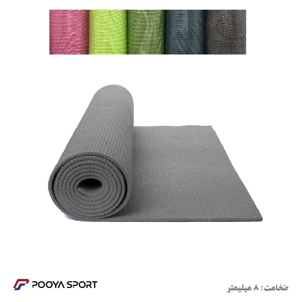 مت یوگا 8 میلی متری خارجی مدل PVC