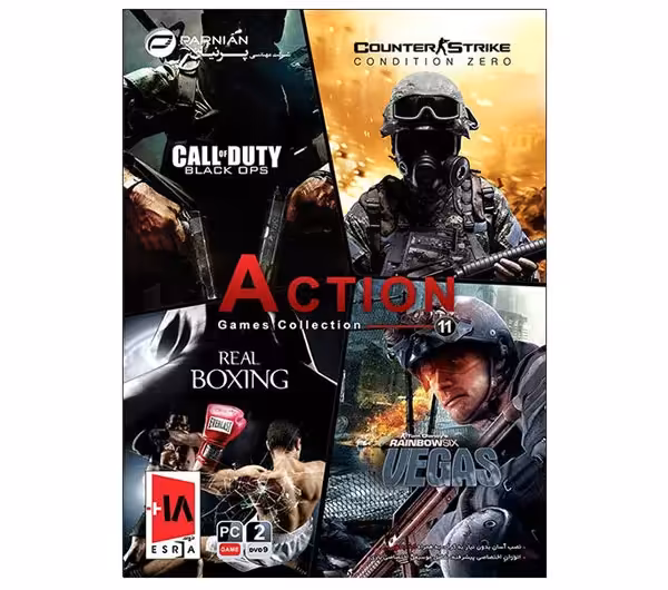 مجموعه بازی Action  Games Collection 11 مخصوص pc نشر پرنیان