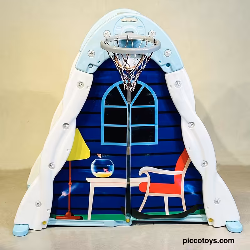 کلبه بازی کودک مدل هپی رنگ آبی کد P/5522/AB