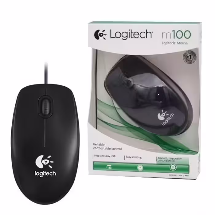 موس لاجیتک (Logitech) مدل M100

