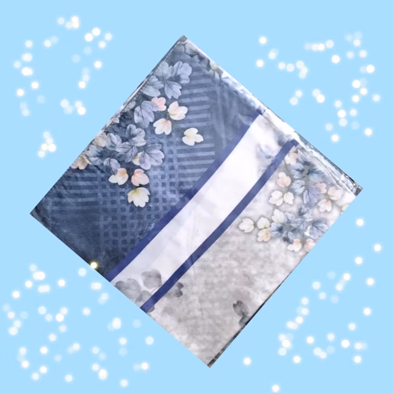 روسری نخی در دو رنگ