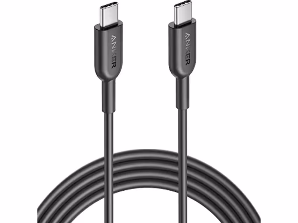 کابل شارژ سریع تایپ سی به تایپ سی 60 وات 90سانتی‌متری انکر A8852H11